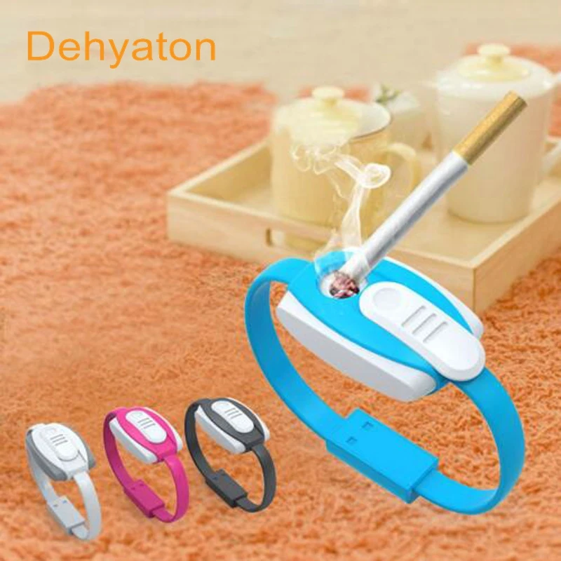 Dehyaton мульти Функция сигареты браслет-прикуриватель + USB кабель для передачи