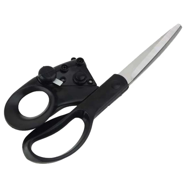 Швейные лазерные ножницы прямой быстрорежущий инструмент ножницы с лазерным наведением (черный)