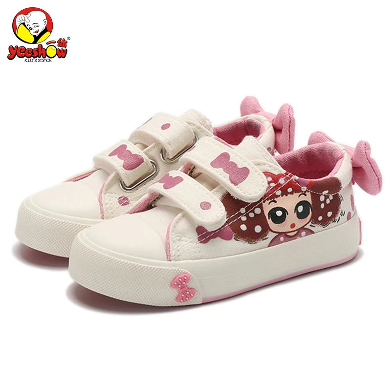

Canvas Children Shoes 2019 New Baby Girls Princess Shoes Brand Kids Sneakers for Girls Denim Child Flat Toddler Shoes