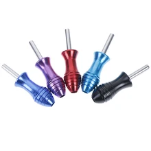 Новинка, 1 шт., тату-машинка из алюминиевого сплава, ручки, наконечник трубки, задний стержень, принадлежности для боди-арта, инструмент, цвет случайный