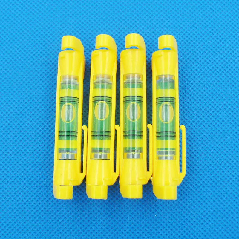 HACCURY пластиковый желтый цвет ручка уровень фоторамка уровень инструменты мини спиртовой уровень с пластиковой крышкой