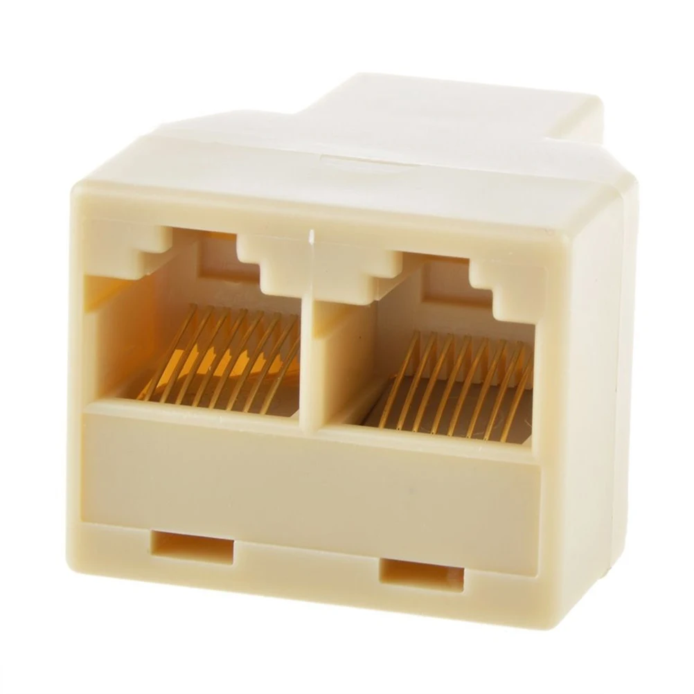 10 шт. RJ45 CAT 5 6 LAN Ethernet сплиттер коннектор адаптер PC Сплиттер Разъем CAT5 сетевой