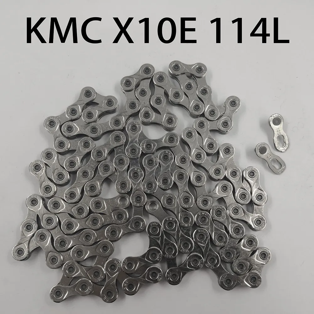 Новинка KMC X10 X10.93 MTB цепь для дорожного велосипеда 116L 10 цепь для скоростного велосипеда Волшебная горная кнопка с оригинальной коробкой
