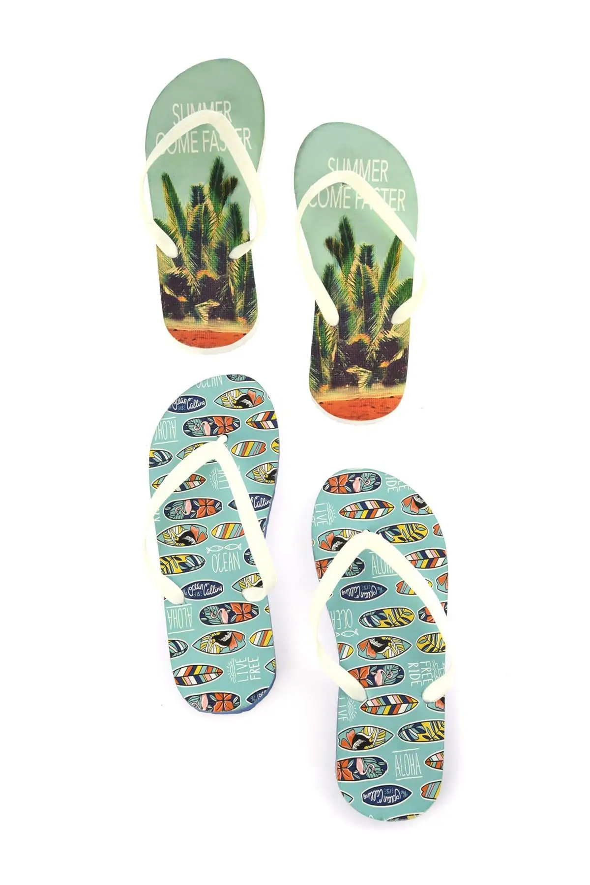 

Trendyol Multicolour Male 2 Pack Thong Slippers Slippers TMNSS19GV0015