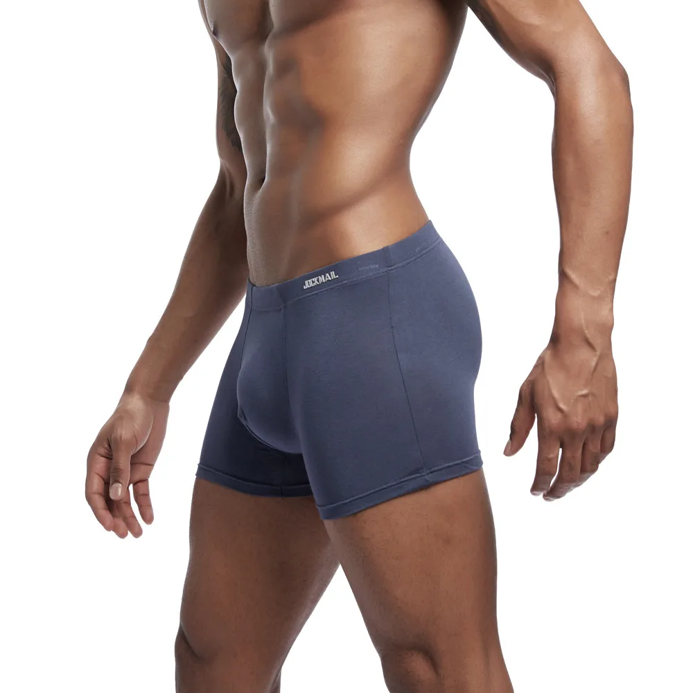 Новое горячее модное мужское белье трусы боксеры шорты Bulge Pouch прочные кальсоны оптом T4