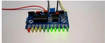 

DIY KITS LM3915 10 LED Audio Level Indicator VU Meter Preamp Power Amplifier Indicate Music spectrum
