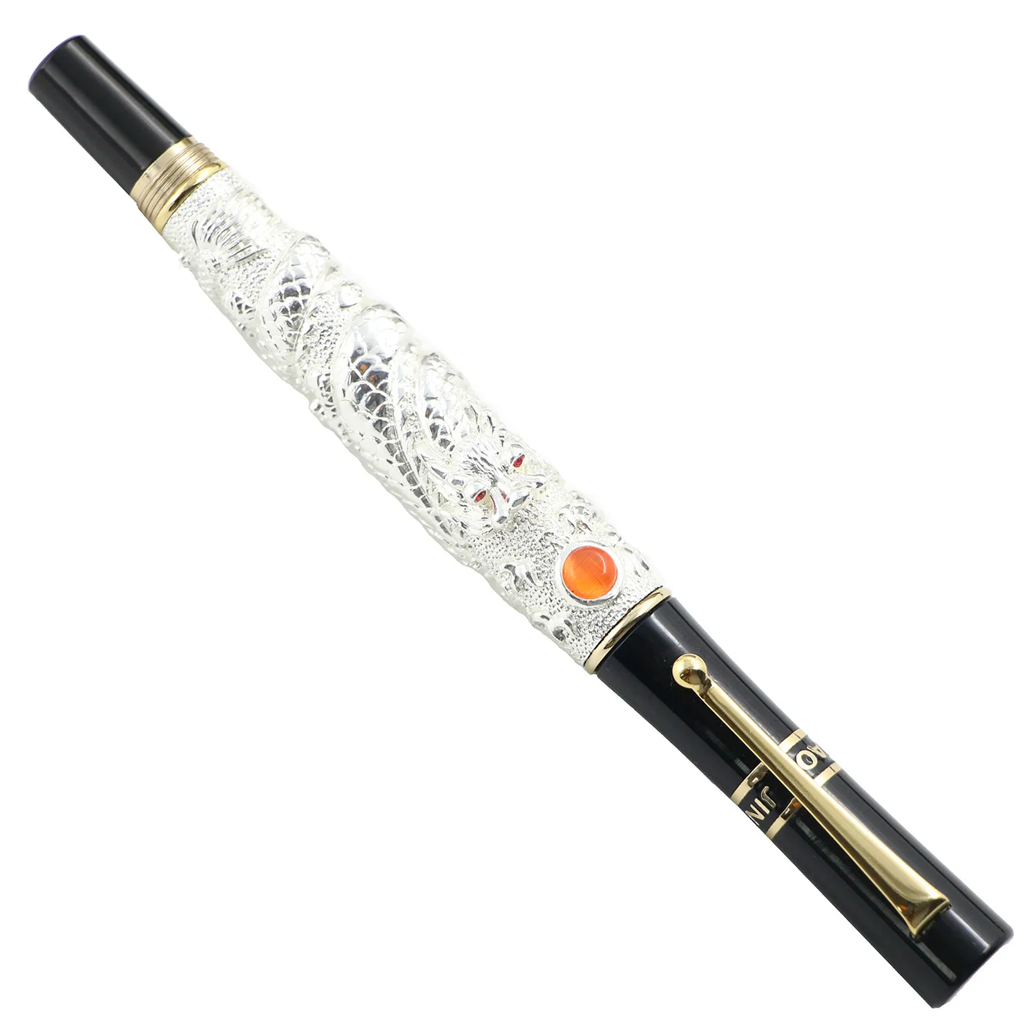 Роскошный Jinhao Dragon шариковый Золотой зажим для ручки 0,7 мм перо офисная ручка для письма бутик подарки