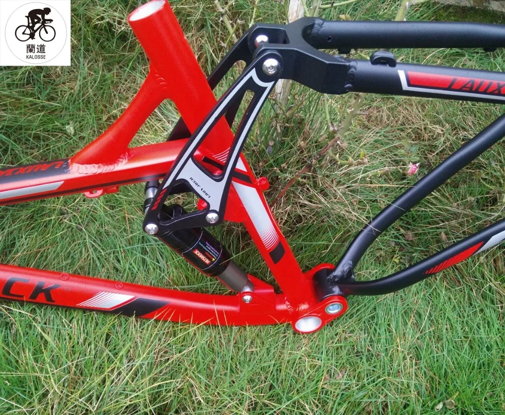 Excellent Kalosse Soft-tail 26inch mountain bike frame alloy bicycle frame with rear suspension 12 Excellent Kalosse Soft-tail 26inch mountain bike frame alloy bicycle frame with rear suspension 12