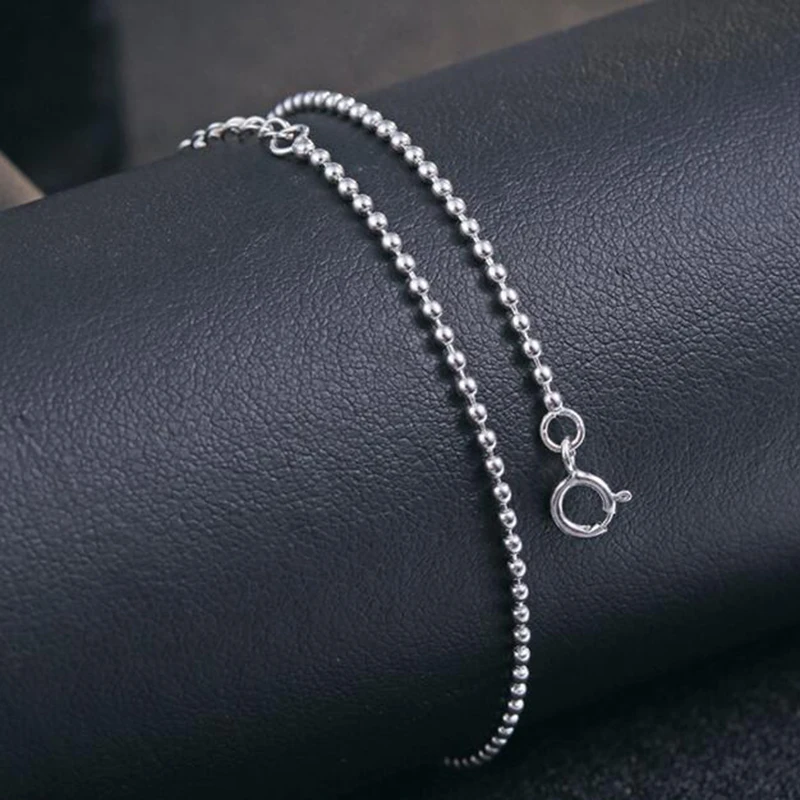 Sinya Classical Pure silver Anklets Bracelets for women girls gift 2017 Biggest promotion 100% 925 sterling silver fine jewelry (4)