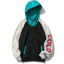 Zk Patchwork Bloque de Color Jersey con Capucha Chaquetas con Cremallera Chándal Chaqueta Informal Abrigo Hip Hop Masculino Streetwear Púrpura Suelta Chaqueta Zk Patchwork Bloque de Color Jersey con Capucha Chaquetas con Cremallera Chándal Chaqueta Informal Abrigo Hip Hop Masculino Streetwear Púrpura Suelta Chaqueta
