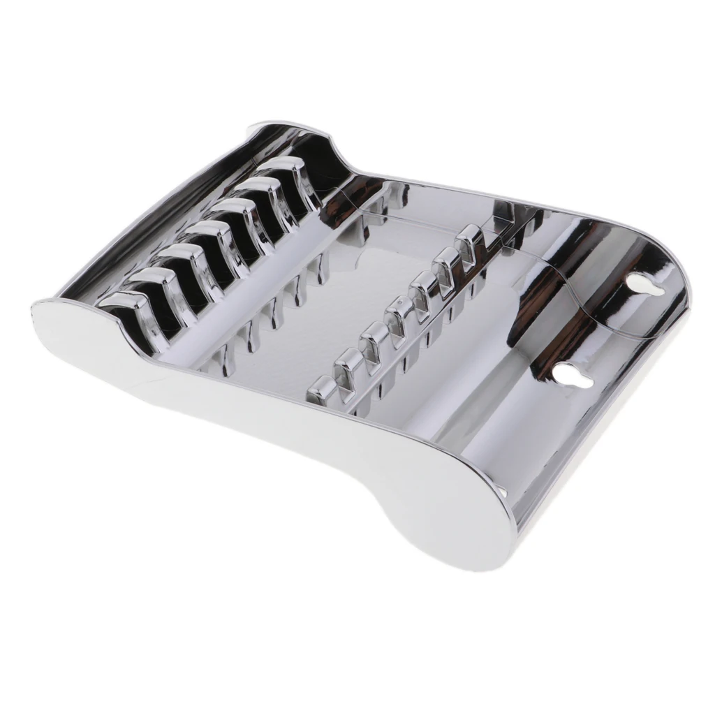Professional Scissors Holder Racks, Salon Barber Shears Stand Organizer, Hairdresser Scissors Storage Tray for 7 Pieces