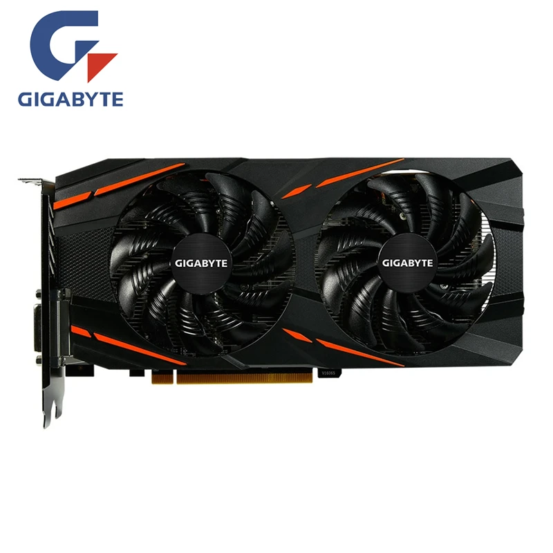 GIGABYTE RX 570 4GB Gaming GPU Video Card Radeon RX570 Gaming 4G Graphics Cards For AMD Video Cards Map HDMI PCI-E X16