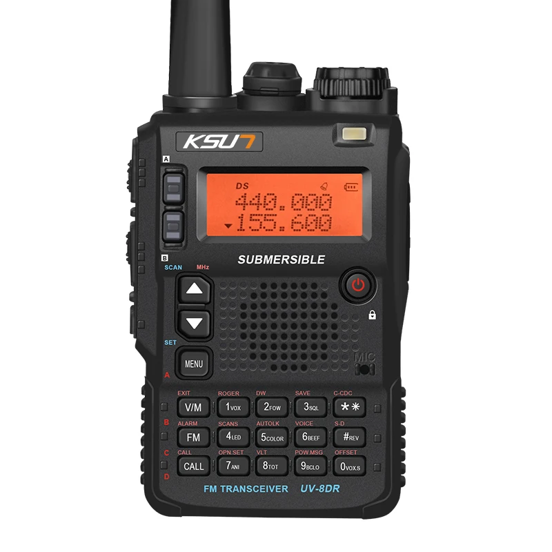 10W Walkie Talkie Long Range Tri-band Dual Antenna Dual PPT Waterproof Handheld Professional Walkie-talkie Radio Transmitter 3