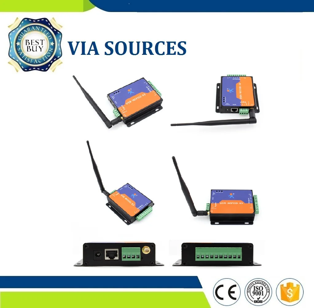 

USR-WIFIIO-83 Free Shipping USR Wi-Fi/LAN Relay Board, Remote Control System,Remote Control Switch