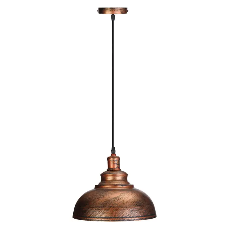 Винтажный светильник Эдисона, абажур E27, промышленная Ретро лампа, база, лофт, железный подвесной светильник, s держатель, светильник - Цвет корпуса: bronze