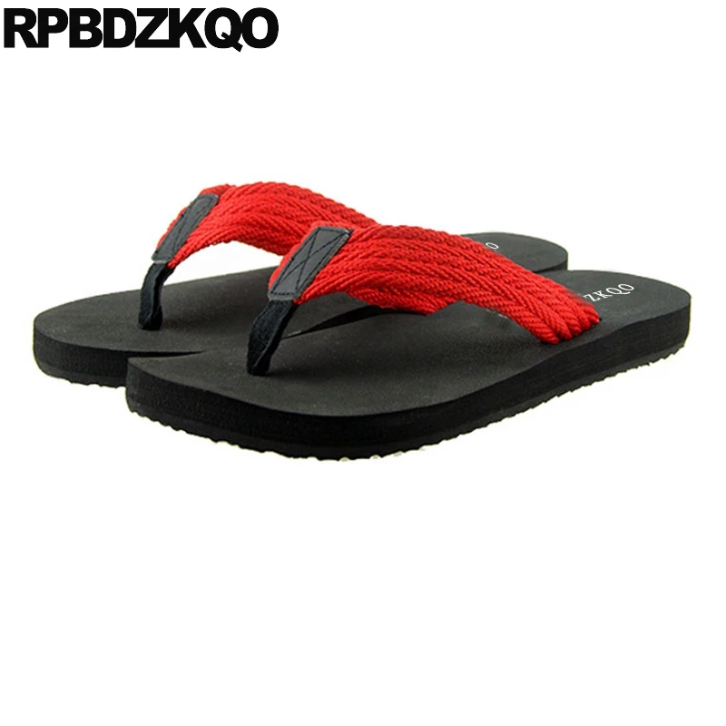 

slip on slides shoes flip flop red casual slippers beach mens sandals 2019 summer outdoor green flat designer breathable fashion