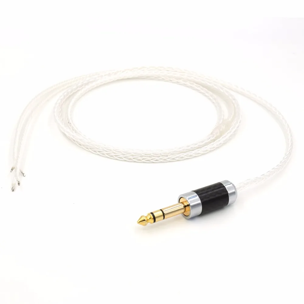 

1.2M Silver braided wire DIY headphone wire OCC Viborg headphone cable upgrade fever