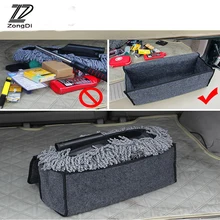 ZD для Kia Rio 3 Ceed Toyota Corolla 2008 Avensis C-HR RAV4 Mazda 3 6 заднего загрузки портативный мусора сумка Магистральные хранения Организатор