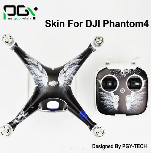 2016 NEW PGY DJI Phantom 4 3M Waterproof Stickers Skin PVC phantom4 professional Quadcopter Drone parts accessories