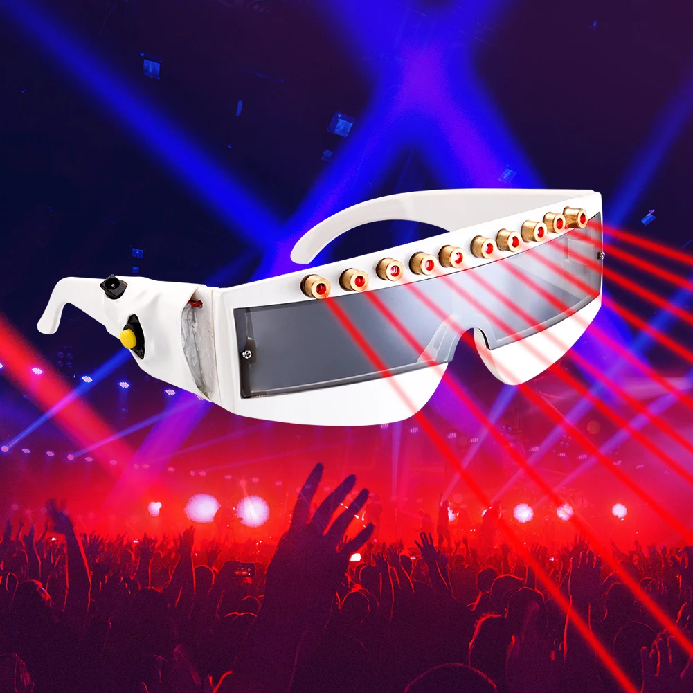 1 шт. сценические лазерные очки 10 мВт 635нм красные очки для защиты от лазерного излучения сценические DJ KTV очки для вечеринки на Рождество для мероприятий и вечеринок