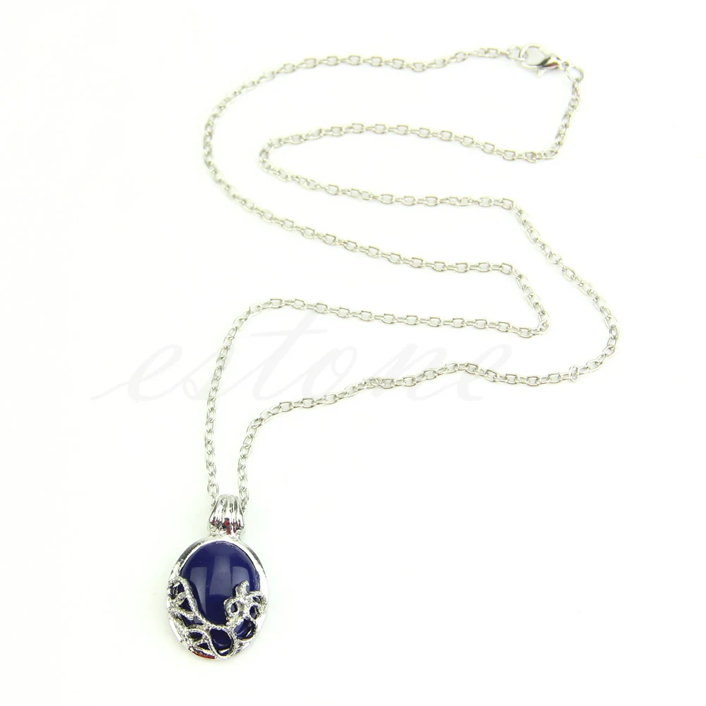 

Katherine Anti-sunlight Lapis Lazuli Pandent Chain Necklace