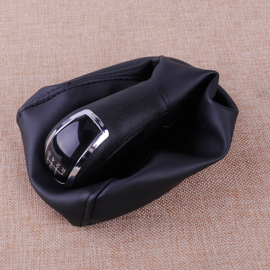 

CITALL New 6 Speed Car Stick Gear Shift Knob with Gaitor Boot Cover Fit for Mercedes Benz C-Class W203 S203 Manual Models