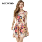 Save 4.91 on MIX WIND 2017 summer autumn Women Dress ukraine Casual sexy wide boat neck beach Dresses maxi free shipping