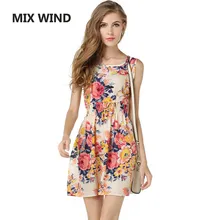 MIX WIND 2017 summer autumn Women Dress ukraine Casual sexy wide boat neck beach Dresses maxi free shipping