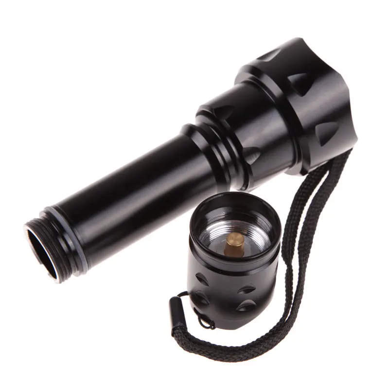 Zoomable IR Flash светильник 8 мм объектив тактический охотничий светильник 850 Нм инфракрасное излучение фонарь ночного видения с винтовкой крепление+ батарея+ CH
