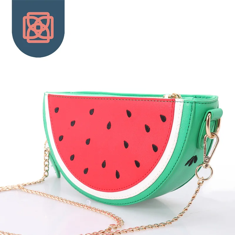 

Woman Messenger Bags Designer Handbag Watermelon Clutch  Chain Shoulder Bag Purse Wallet