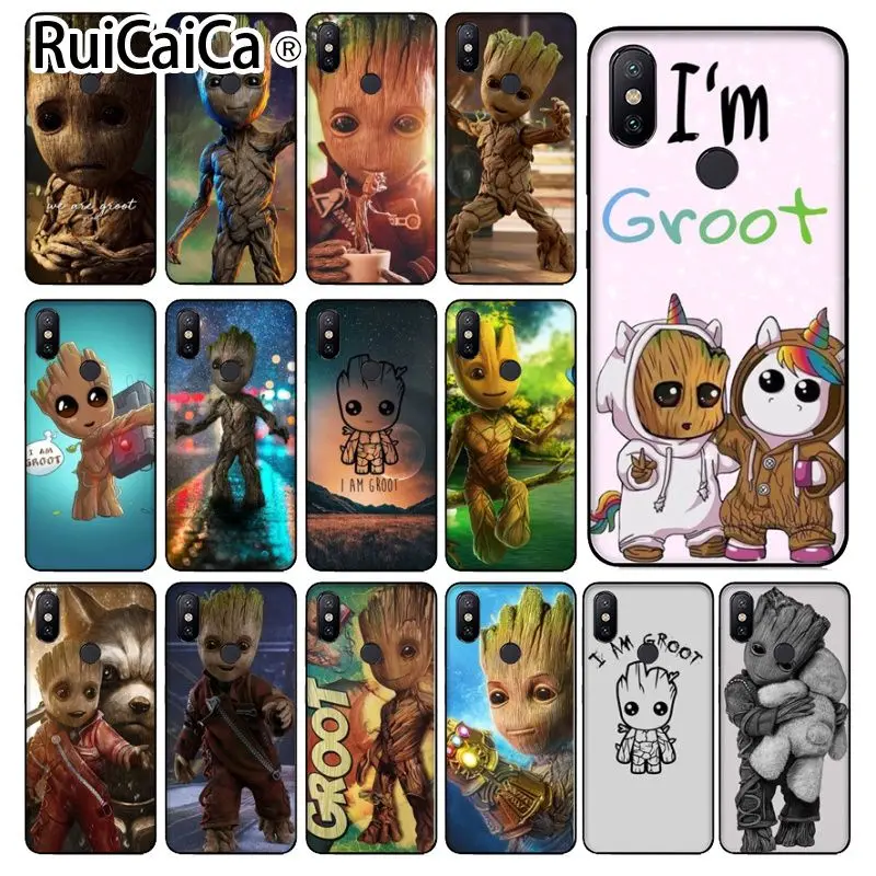 Чехол для телефона Ruicaica I am Groot чехол Xiaomi Mi 6 Mix2 Mix2S Note3 8 8SE Redmi 5 5Plus Note4 4X Note5 |