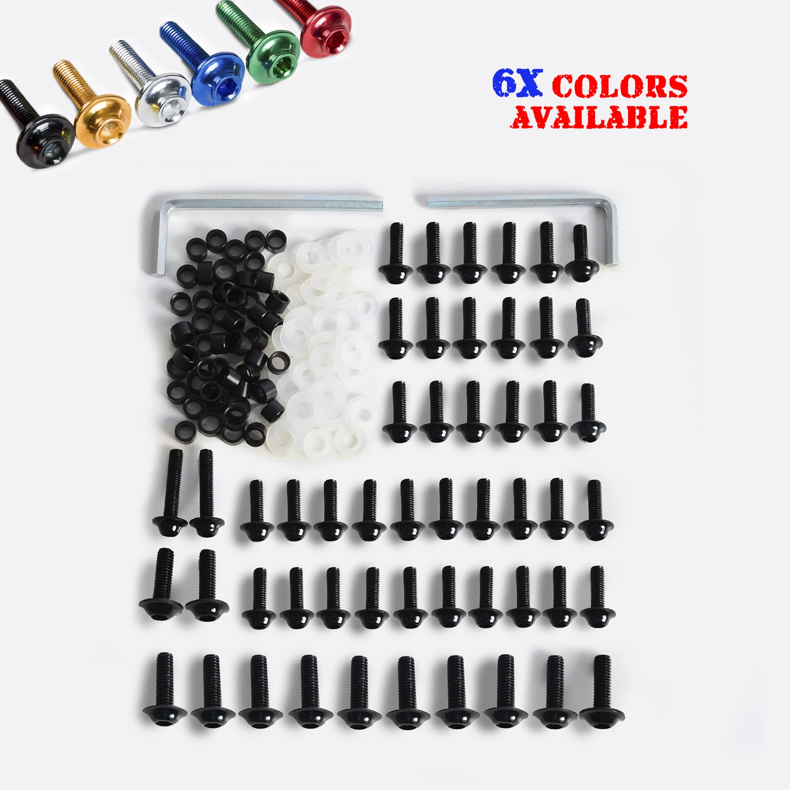 

Fairing Bolts Kit Fastener Clips Screws For Yamaha YZF R6 1999-2002 Motocross Enduro Supermoto Dirt Bike Motorcycle