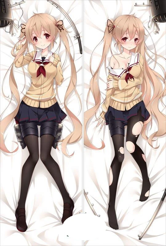 

Japan Anime Hugging Body Pillow Case 150*50 Kantai Kankore Kanmusume Murasame YC0486