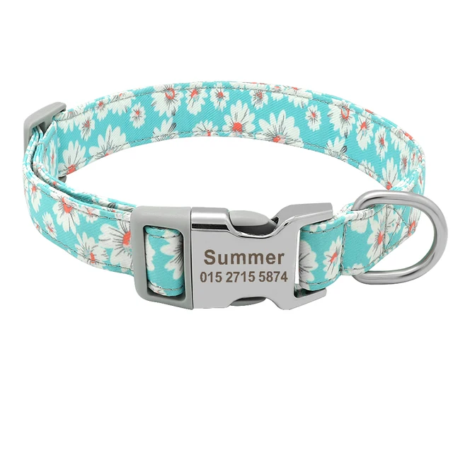 Personalized Printed Dog Collar