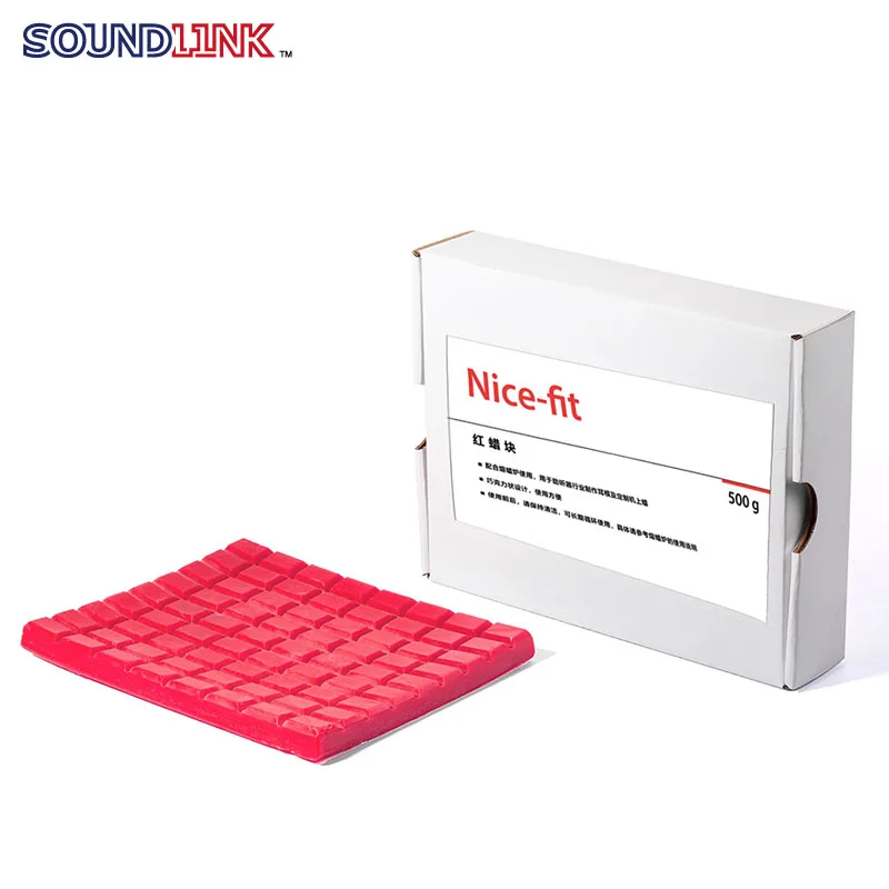 Red Color Wax Impression Wax 500g Refine Ear Impression Before Making Earmolds Hearing Aids and Custom IEM Shells errors in impression making