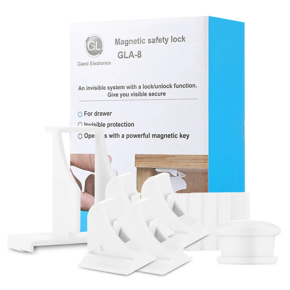 

Strong Magnetic Baby Safety Cabinet Lock Child Protection Proofing Kids Drawer Locker Security Cupboard Childproof Locks Kits