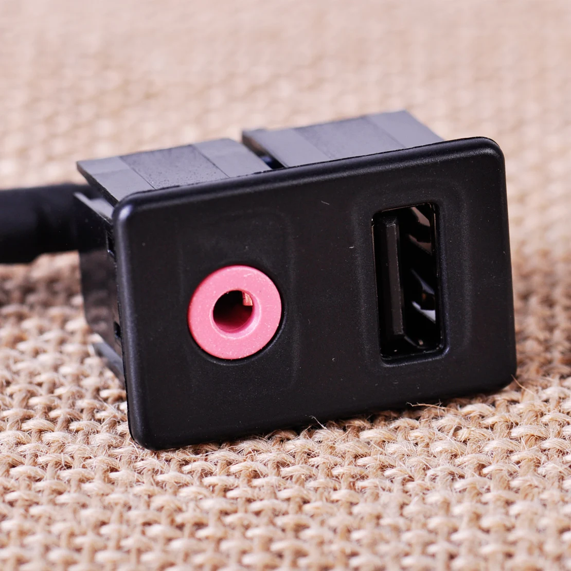 Автомобильный 6 футовый 3 5 мм AUX USB разъем для наушников со штекером Удлинительный