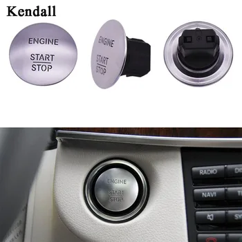 

Car Keyless Start Stop One Button Start Button Switch Ignition Button Protection Cover for Mercedes