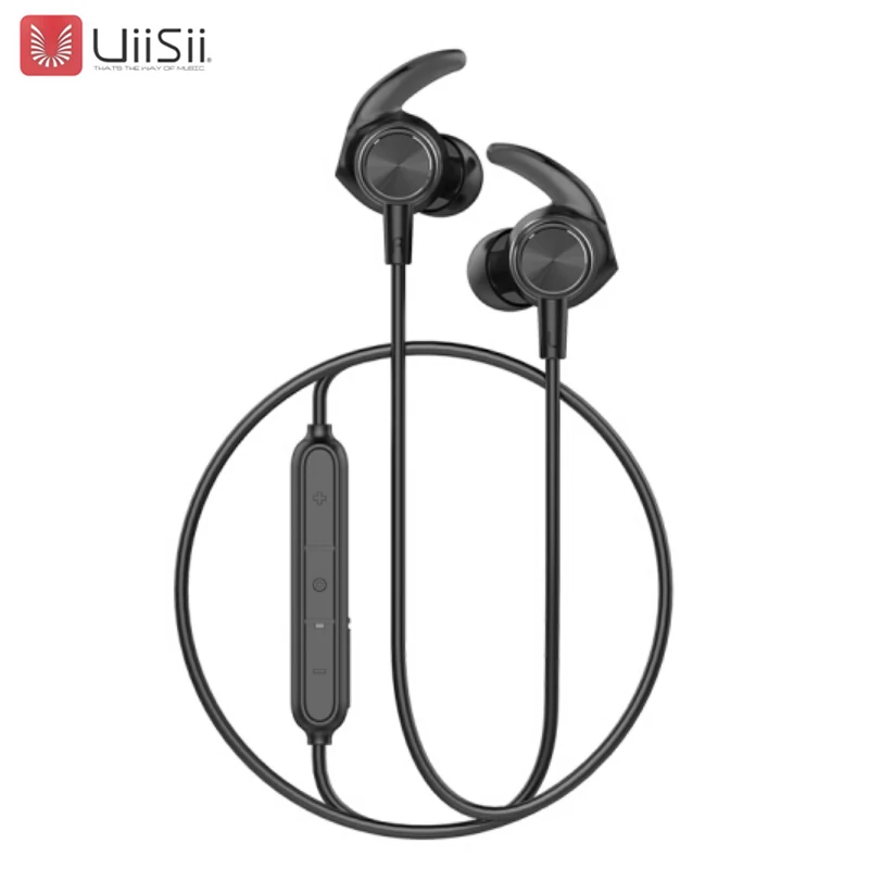 

UiiSii BT800 Wireless Bluetooth Earphone Neckband Sports Headset waterproof IPX5 with mic Earbuds for iphone and android
