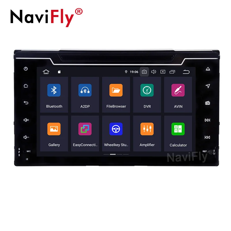 Sale NaviFly PX30 Android 9.0 Car Radio gps for Toyota Corolla Auris Fortuner Estima vios Innova 2016 2017 2018 2 Din DVD Multimedia 1