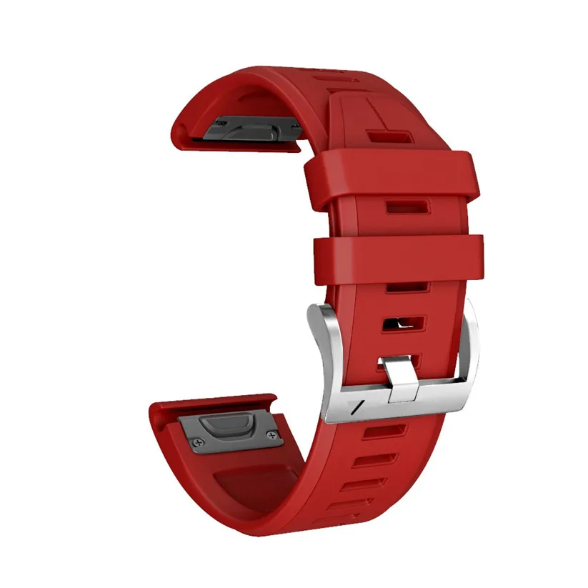 CARPRIE силиконовый браслет Quick Release Easy Fit Wirstband Замена для Garmin Fenix 5 плюс td0810 челнока - Цвет: Red