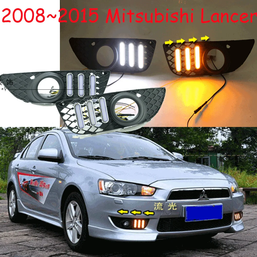 Mitsubiish Lancer Дневной светильник; 2008~,! Светодиодный, Lancer противотуманный светильник, Outlander, ASX, Lancer EX