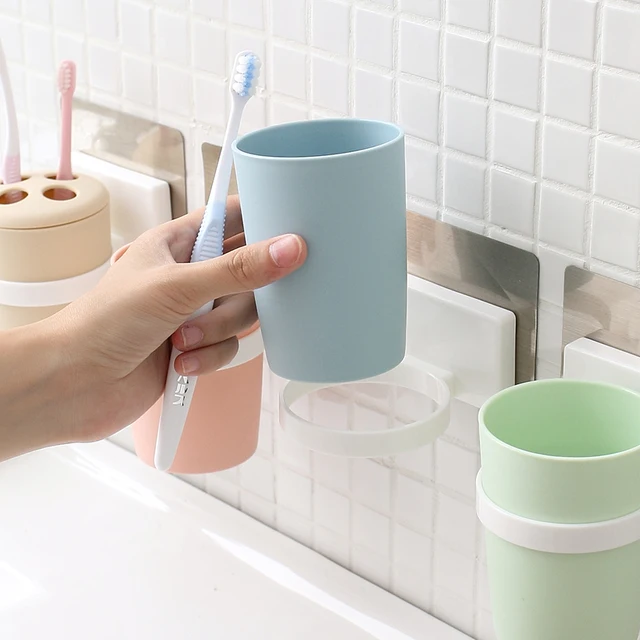 Creative Suction Cup Style Toothbrush Holder Hanging Creative Suction Cup Style Toothbrush Holder Hanging Shelf Bathroom Set Home Accessories