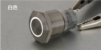 

Push Button Switch LED lights 16mm Panel Mountable Stainless Steel Shell NO/NC
