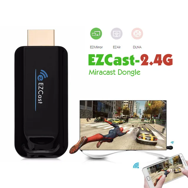 EZCast 2 4 г Wi Fi HDMI адаптер DLNA ТВ Stick Беспроводной приемника Miracast AirPlay Smart для Xiaomi Android iOS