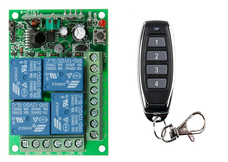 DC 5 V 6 Canaux Sans Fil Relais Commutateur Télécommande Émetteur Récepteur 315 MHz