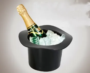 

Creative New Acrylic magic hat ice bucket European American quality 1.2 liter wine bottle bucket beer ice buckets