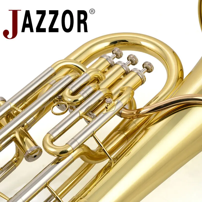 JAZZOR JBEP-1142 Профессиональный euphonium B плоский золотой лак латунный духовой инструмент с мундштуком и чехол