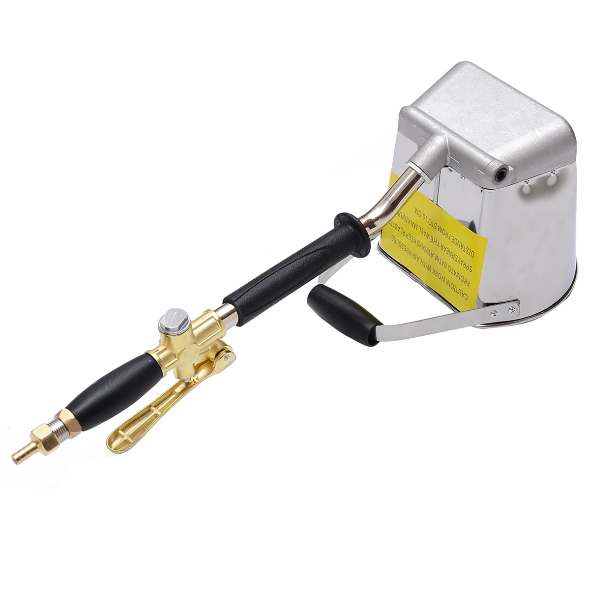 6 Bar Mortar Sprayer Wall Mortar Gun Stucco Shovel with Hopper Ladle Spray Gun Cement Air Stucco Sprayer