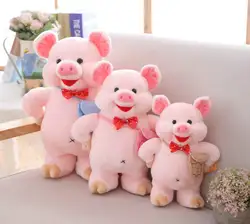 См 1 шт. см 22 см 30 40 Забавный happy pig плюшевые куклы держать подушки Детские Мягкая игрушка для маленьких детей история подарок
